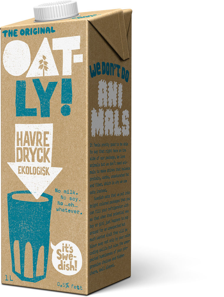 Oatly Swedish Oat Drink - Organic (1 lt/pack)(vegan)